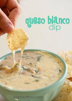 Queso Blanco Dip on MyRecipeMagic.com #quesoblanco #dip
