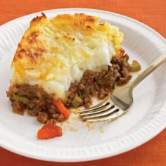 Cheddar Topped Shepard's Pie- Martha Stewart. Looks yummy.