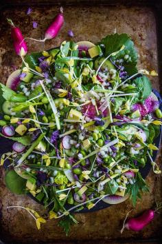 Heather Christo - Eat Well, Live Free. Deliciously Allergy Free Recipes. Green Goddess salad - another incredibly beautiful salad from Heather Christo
