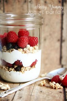 Berry Yummy Yogurt Parfait delicious!!!