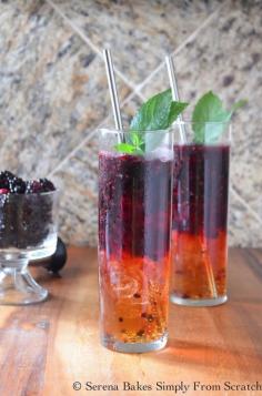 Summer Weekend Beverages - Blackberry Moscow Mule Recipe