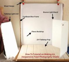 DIY Studio for only $10 ~  Learn how to build your own tabletop photography studio and take beautiful pictures...great for EBay ads.