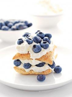 Easy #Blueberry #Lemon Napoleon #Dessert #Recipe #food