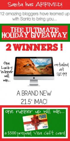 Ultimate Holiday Giveaway: Win An Apple iMac or $500 Prepaid Visa Gift Card Photo