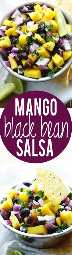 
                    
                        Mango Black Bean Salsa | Creme de la Crumb
                    
                