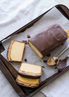 Tagalong Pound Cake #AETN #BeMore