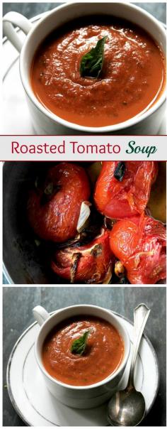 Roast tomato soup - could add red pepper as well?