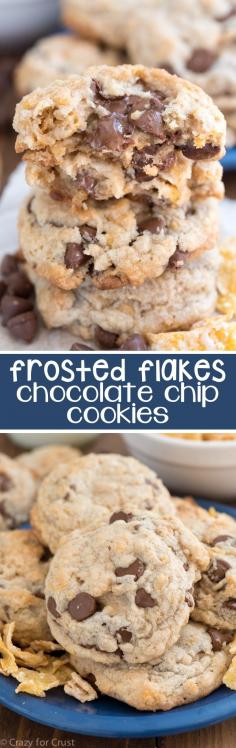
                    
                        Frosted Flakes Cookies will become your favorite cookie recipe ever! It's an easy chocolate chip cookie recipe filled with chocolate chips and Frosted Flakes cereal. The texture of these cookies can't be beat!
                    
                