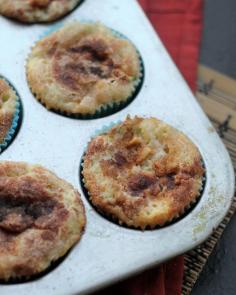 
                        
                            There is cinnamon, spice and everything nice in these cinnamon-apple cupcakes!
                        
                    