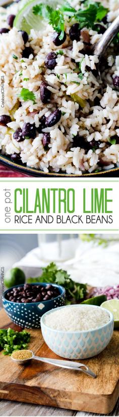 Cilantro Lime Rice and Black Beans (optional) simmered with jalapenos, green chilies and red onion spiked with lime and cilantro for the most satisfying Mexican rice you will want to serve with everything. Easy to dress up with cheese, tomatoes, avocado or sour cream. I would use brown rice, and you could add some wild rice to the mix as well