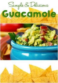 
                        
                            Simple and Delicious Guacamole Recipe. It's fresh and easy to make. Save the extra with my easy tip for keeping it fresh.
                        
                    