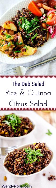 
                    
                        The Dab Salad & Rice & Quinoa Citrus Salad - This Quinoa Salad is the best quinoa salad EVER!  #outofthekitchen #sponsored Wendy Polisi  - Cooking Quinoa & Wendy Polisi
                    
                