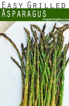 When you need a simple but delicious GREEN veggie; nothing beats some amazingly easy grilled Asparagus! And almost every one loves the taste.