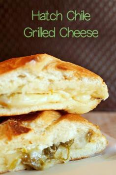 Hatch Green Chile Grilled Cheese
