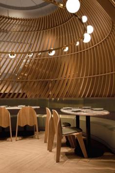 
                        
                            Sit Inside Fishing Basket Inspired Curvilinear Structures At This Restaurant
                        
                    
