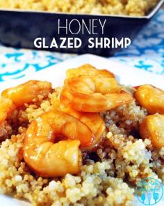Honey Glazed Shrimp - maybe I can add walnuts for Walnut Shrimp....