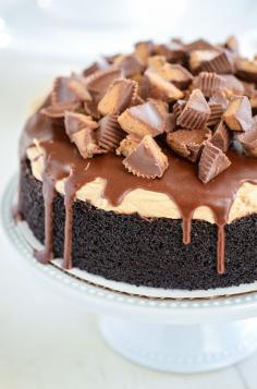 Reese’s Dark Chocolate Cake - Food Recipes :)