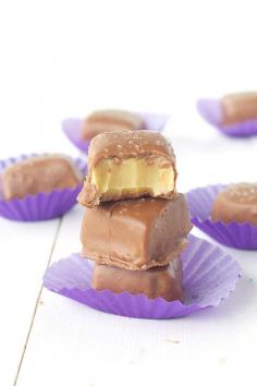 Chocolate Caramel Fudge Bites — Sweetest Menu
