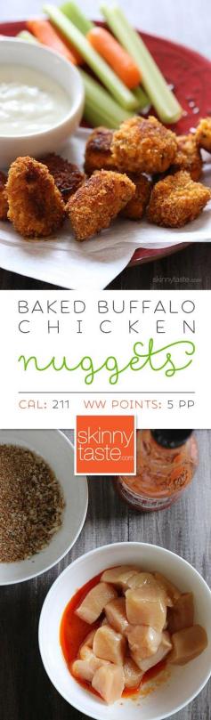 
                    
                        Baked Buffalo Chicken Nuggets
                    
                