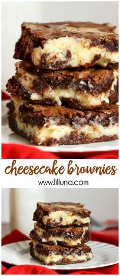 Cheesecake Brownies.. Holy. Crap.