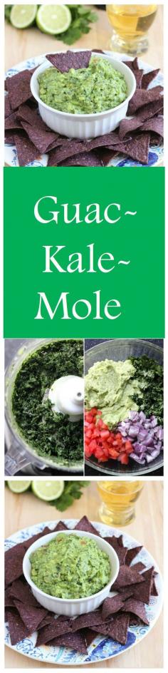 
                        
                            Guac-Kale-Mole! A delicious way to sneak in some healthy green. #cleaneating #vegan #glutenfree
                        
                    