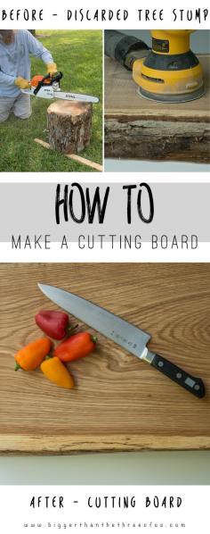 
                        
                            This tutorial will show you How to Make a Cutting Board... it's easy!
                        
                    