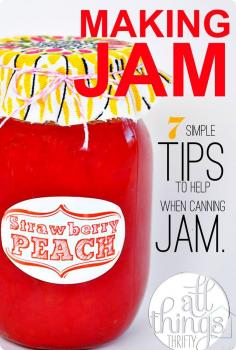 7 simple tips to homemade strawberry peach jam {and instructions} great gift idea!