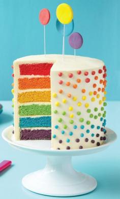 
                        
                            How to Make a Rainbow Layer Cake. I've always wanted to make a pretty cake like this for birthdays, haven't you?? Love it.
                        
                    