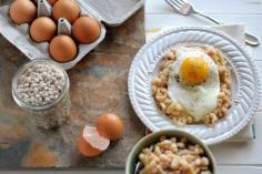 Rustic White Beans & #Eggs #recipe