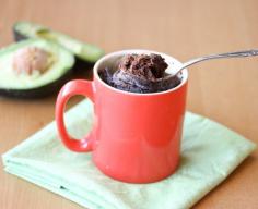 Avocado Brownie Mug Cake | Kirbies Cravings | A San Diego food blog