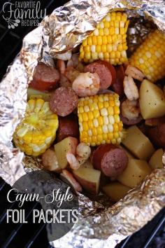 Cajun Grill Foil Packets