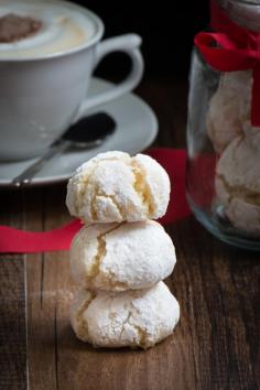 Delicious soft centred Amaretti biscuits. So easy to make, crisp on the outside and chewy in the middle and they're naturally gluten-free to...