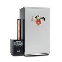 Dimensions: 17W x 14D x 31H in. Unique 4-rack smoker with digital controls. Easily set time, temperature, and smoke levels. Four cooking racks; 520 square inches total. Temperatures up to 280&deg; F. Controlled burn using Bradley bisquettes (sold separately). Steel cabinet with powder epoxy coating. Take meat-smoking automation and control to the next level with the Bradley Jim Beam 4 Rack Digital Smoker. This unique system uses special briquettes and a digitally controlled generator to allow you complete customization of the smoking process. Bradley smoke bisquettes (sold separately, available in tons of flavorful woods) drop in automatically and burn for 20 minutes each - eliminating flavor-ruining gasses, acids, or resins from over-burnt wood. Just set the time and temperature on the digital control box, fill the water pan, and load your food. It's done when it's done, no babysitting, cooked to perfection. SpecificationsSteel exterior with powder epoxy coating Aluminum-lined interior cooking area500W cooking element; 125W smoking element Power: 120V, 50-60 Hz, 5.5 amps; EL and CE listed Controllable temperature up to 280&deg; F4 cooking racks: 11 x 13 inches each Outer dimensions: 17W x 14D x 31H inches (24W with generator)Inner dimensions: 15W x 11.5D x 25.5H inches Usable smoking area (with drip tray): 19H inches Rack area: 520 square inches Manufacturer's 1-year warranty included Comes with owner's manual, recipe book, tray and drip bowl Bisquettes sold separately About Bradley SmokersBradley invites you to the wonderful world of gourmet food smoking. An exciting adventure awaits you, filled with a realm of endless possibilities for delicious food that will have you coming back for more time and time again. Bradley has has been making food smokers for the restaurant and hotel industry for well over a decade. Many of the finest hotels and restaurants around the world smoke their own foods using Bradley Smokers. Bradley Smokers are engineered to control the smoke in order to produce consistent results, all in a hassle-free design that doesn't demand constant attention. This endeavor led to the development of Bradley Flavor Bisquettes, which provide you with a simple way to add rich and savory flavors to your food, either on your BBQ grill or using your Bradley Smoker.