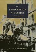 In The Expectation of Justice Megan Koreman traces the experiences of three small French towns during the troubled months of the Provisional Government following the Liberation in 1944. Her descriptions of the towns' different wartime and postwar experiences contribute to a fresh depiction of mid-century France and illustrate the failure of the postwar government to adequately serve the interests of justice. As the first social history of the "après -Libération" period from the perspective of ordinary people, Koreman's study reveals how citizens of these towns expected legal, social, and honorary justice-such as punishment for collaborators, fair food distribution, and formal commemoration of patriots, both living and dead. Although the French expected the Resistance's Provisional Government to act according to local understandings of justice, its policies often violated local sensibilities by instead pursuing national considerations. Koreman assesses both the citizens' eventual disillusionment and the social costs of the "Resistencialist myth" propagated by the de Gaulle government in an effort to hold together the fragmented postwar nation. She also suggests that the local demands for justice created by World War II were stifled by the Cold War, since many people in France feared that open opposition to the government would lead to a Communist takeover. This pattern of nationally instituted denial and suppression made it difficult for citizens to deal effectively with memories of wartime suffering and collaborationist betrayal. Now, with the end of the Cold War, says Koreman, memories of postwar injustices are resurfacing, and there is renewed interest in witnessing just and deserved closure. This social history of memory and reconstruction will engage those interested in history, war and peace issues, contemporary Europe, and the twentieth century.
