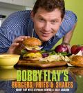 After a long day spent in one of his restaurants or taping a television show, what Bobby Flay craves more than anything else is &hellip; a crusty-on-the-outside, juicy-on-the-inside burger; a fistful of golden, crisp, salty fries; and a thick, icy milkshake. Given the grilling guru's affinity for bold flavors and signature twists on American favorites, it's no surprise that he has crafted the tastiest recipes ever for this ultimate food trio. Though he doesn't believe in messing with delicious certified Angus chuck (just salt and pepper on the patty-no "meatloaf" burgers here), Bobby loves adding flavorful relishes and condiments to elevate the classic burger. Once you've learned what goes into making that burger (from how to shape it so it cooks up perfectly to melting the cheese just so), go to town with Bobby's favorite combinations of additions. Try the Cheyenne Burger, which gets slathered with homemade barbecue sauce and then piled high with bacon and shoestring onion rings, or the Santa Fe Burger, topped with a blistered poblano, queso sauce, and crumbled blue corn tortilla chips. And although Bobby's personal preference is for beef, turkey can be substituted in any burger, and a handful of salmon and tuna burger recipes are included for those looking for leaner options. After you've mastered the burger, discover Bobby's secrets to cooking up the best French fries-whether they're fried, grilled, or oven roasted, or made from spuds, sweet potatoes, or even plantains-as well as homemade potato chips and onions rings. Wash it all down with a creamy shake, from Fresh Mint-Chocolate Speckled Milkshake to Blackberry Cheesecake Milkshake (or a spiked adult variation).With the opening of Bobby's Burger Palace in Lake Grove, New York, on Long Island-and with more locations to come-Bobby has achieved burger, fry, and shake bliss in the world. For outdoor summer bashes and casual weeknight meals that even the kids will get excited about, Bobby Flay's Burgers, Fries & Shakes wil