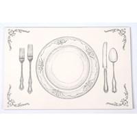 Kitchen Papers Perfect Setting Paper Placemat Pad of 50 Sheets Size: 19" x 12.5" Designed and printed in the USA Perfect for breakfast, lunch & dinner Great for entertaining and decorating