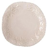 Vietri Corallo Sand Large Round Platter The organic shape and copious size make this large round platter a must-have item! Place grilled shrimp for dinner or wrap up artfully arranged sandwiches for lunch on the beach! Handmade in Nove of Italian stoneware with a new high-fired and durable crystalline glaze. Microwave, oven, freezer and dishwasher safe. Dimensions: 16"D Item number: COR-1123SC