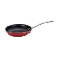 Small in size, but big on performance, the Circulon Genesis Aluminum Nonstick 8-1/2-Inch French Skillet is an essential piece of cookware for every kitchen. With striking looks and enduring performance, the skillet is the perfect size to cook omelets for breakfast or sauté several jumbo shrimp to serve on mixed greens for lunch. It's also great for sautéing almonds and garlic for a tasty Romesco sauce to serve over pan-seared halibut. Heavy-duty aluminum construction provides fast and even heating, and the stylish porcelain exterior is stain resistant and easy to clean. The unique TOTAL Food Release System combines durable, top-quality nonstick with raised circles to reduce abrasion from metal and other cooking utensils. A long-lasting nonstick cooking surface resists scratching, staining and chipping, and provides extraordinary food release. The stainless steel handle is double riveted for strength, and the skillet is oven safe to 500&deg;F. This stylish skillet also works well with other pieces from the Circulon collections. Sure to become the go-to piece of cookware in the kitchen, the Circulon Genesis Aluminum Nonstick 8-1/2-Inch French Skillet boasts superior nonstick technology that releases foods effortlessly without the need for added oil for healthier meals. Features: Oven Safe to 500&deg;F Heavy-duty aluminum construction provides fast and even heating; the sleek, stylish porcelain exterior is stain resistant and easy to clean. The unique TOTAL Food Release System combines durable, top-quality nonstick with raised circles to reduce abrasion from utensils. Long-lasting nonstick cooking surface resists scratches, stains and chips, and delivers extraordinary food release. Stainless steel handle is solidly double riveted for strength. Material - Aluminum Color - Red Dimension - 15.75 x 8.6 x 3.4 in. Item Weight - 1.4 lbs.