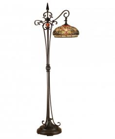 Shop for Lighting & Ceiling Fans at The Home Depot. Our Briar Dragonfly series create a marriage of Renaissance era inspired wrought iron and Tiffanyâ&euro; s iconic dragonfly for a match made in Heaven. The dome shaped shades all feature a background of sunny amber art glass, each with band of iridescent dragonflies running around the shadeâ&euro; s circumference. Art glass jewels in saturated jewel tones are interspersed throughout for added color and texture. Each shade is finished with bead detailing around the edge for added authenticity. This magnificent downbridge floor lamp features a delicate shade hanging from a gracefully curved downbridge. Crafted of solid wrought iron, fluid scrollwork surrounds a fiery amber orb. The stately base is finely cast with scroll detail. Perfect next to a comfortable sofa or favorite reading chair, this floor lamp is destined to become the focal point in any room in your home.