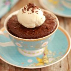 Nutella Mug Brownie - It takes just 3 ingredients and just 1 Minute to make thee BEST EVER Mug Brownie!