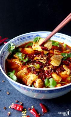 Sichuan boiled fish (Shui Zhu Yu, 水煮鱼) – Red House Spice