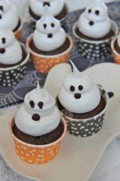 Ghost Cupcakes! - Jane's Patisserie