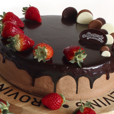 DOUBLE CHOC STRAWBERRY TORTE