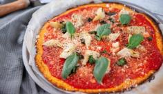 Vegan Sweet Potato Base Pizza