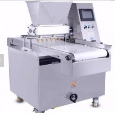 https://www.hjfoodmachine.com/product/cookies-and-cup-cake-machine/

Multipurpose Cookies Depositor Machine

Multifunction Cookie Depositor is a kind of shape machine which can produce many kinds of unique design snacks, cookies dry base by extruded and taking shape the dough and has characteristics of modern techniques, compact structure, multifunction, simple operation etc. It is one of the most ideal new type food machinery deeply welcomed by the masses of users and investors of market at present as well.

It brings you unique and different flavor. And Just change some device will be also can make cake in this machine. New function which is can make "Jenny cookies" Very popular in many market.

