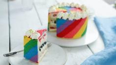 Rainbow Pinwheel Cake
