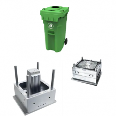 Mould name: Plastic dustbin mould
Material: HDPE
Dustbin Size: 1180*1180*1465mm
Cover Weight: 720g
Dustbin Weight: 4975g
Mould steel: H13
Runner Systerm: Sprue gate cold runner
Ejection System: Stripper plate
Mould Running: Half automatic
Injection Cycle Time: 140 seconds
Suitable machine: 1 800T injection machine