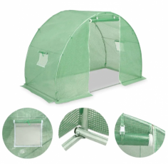 This spacious greenhouse can accommodate a considerable number of fruits, vegetables and plants.

 

This plant house will be a great solution for protecting your plants against wind, rain, sunshine and bird damage. The greenhouse is made of 0.5 oz/ft² PE mesh fabric, which is 25% heavier than the standard mesh fabric of many competitors. Consequently, it prevents external influences even better. This plant house has a sturdy and rust-proof galvanized steel frame for extra stability. This greenhouse is equipped with two 15"x15" windows for ventilation and one 39.4"x72.8" door as well.

 

The greenhouse is easy to assemble. We recommend adding the foundation for added sturdiness. Please note the roof of our greenhouse cannot withstand heavy snowfall.

sunshinegardencn.com
