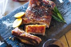 Tuscan roast pork belly