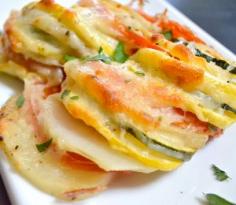 Oven Baked Cheesy Vegetables Recipe